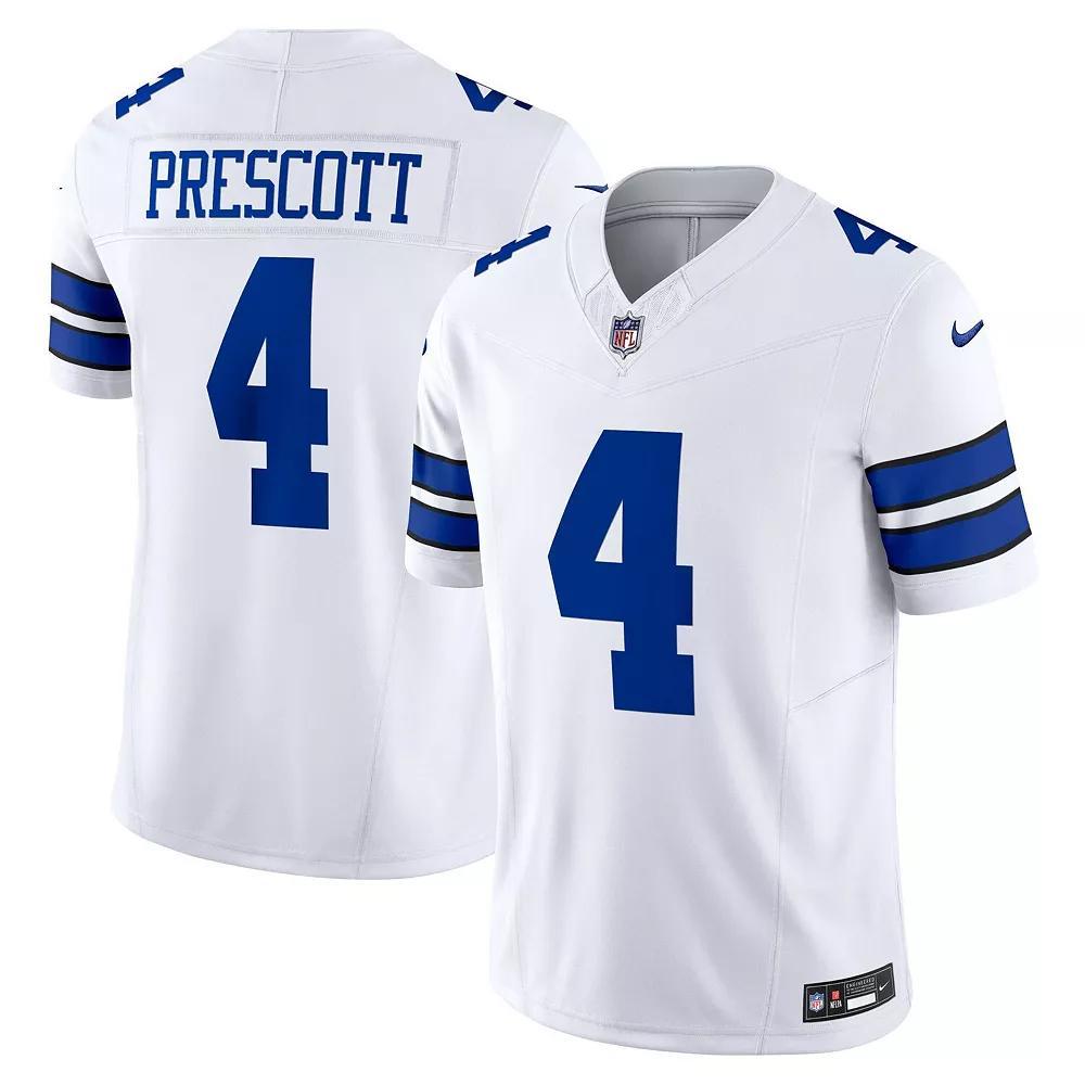 Men's Nike Dak Prescott White Dallas Cowboys Vapor F.U.S.E. Limited Jersey, Size: Large Product Image