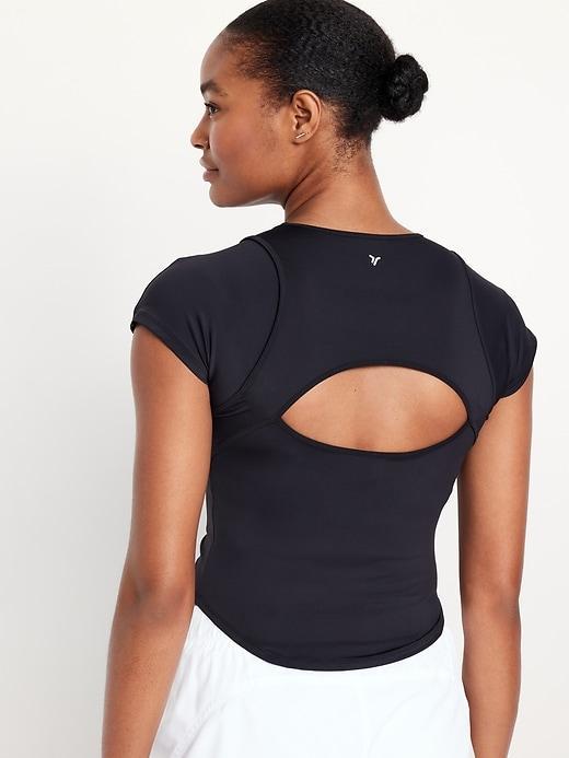 FlowForm Crop Cutout-Back Top Product Image