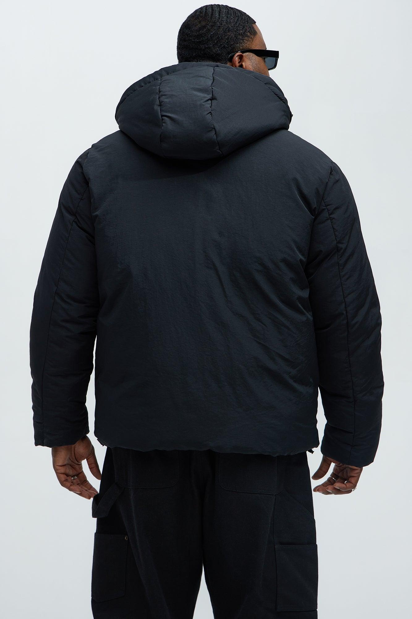 Jason Hooded Puffer Jacket - Black Product Image