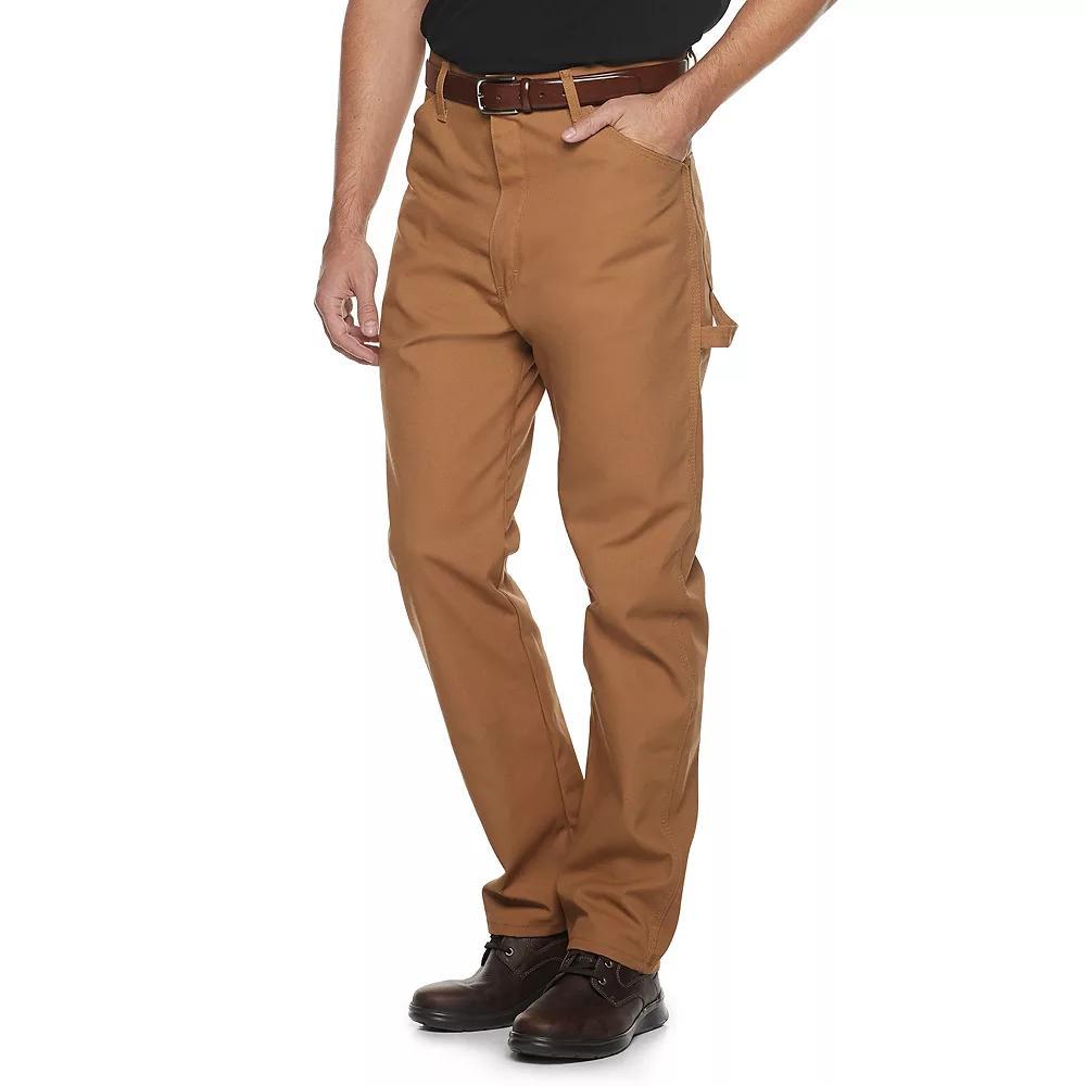 Men's Red Kap Loose-Fit Duck Dungaree Pants, Size: 34 X 32, Brown Duck Product Image