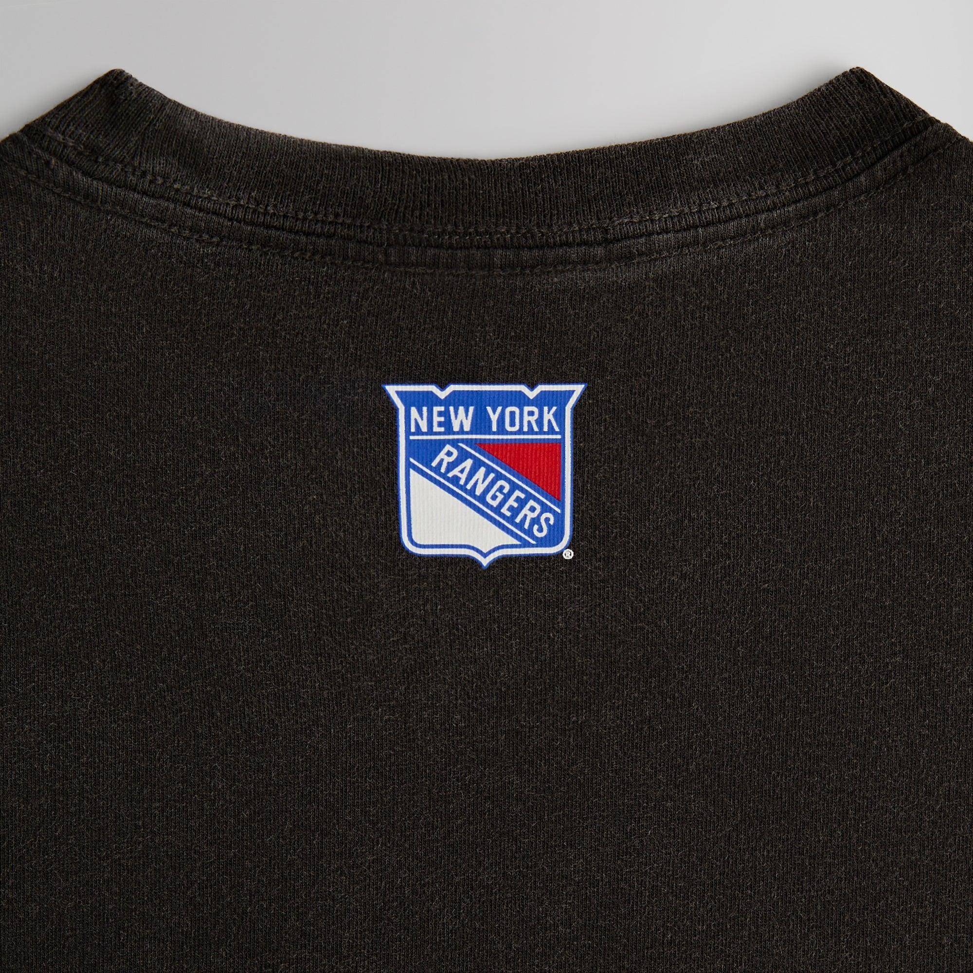 Kith for the New York Rangers Hat Trick Vintage Tee - Black Male Product Image