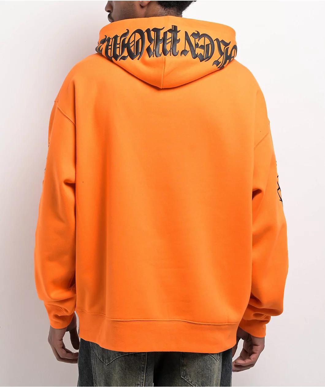 Broken Promises Renegade Orange Hoodie Product Image