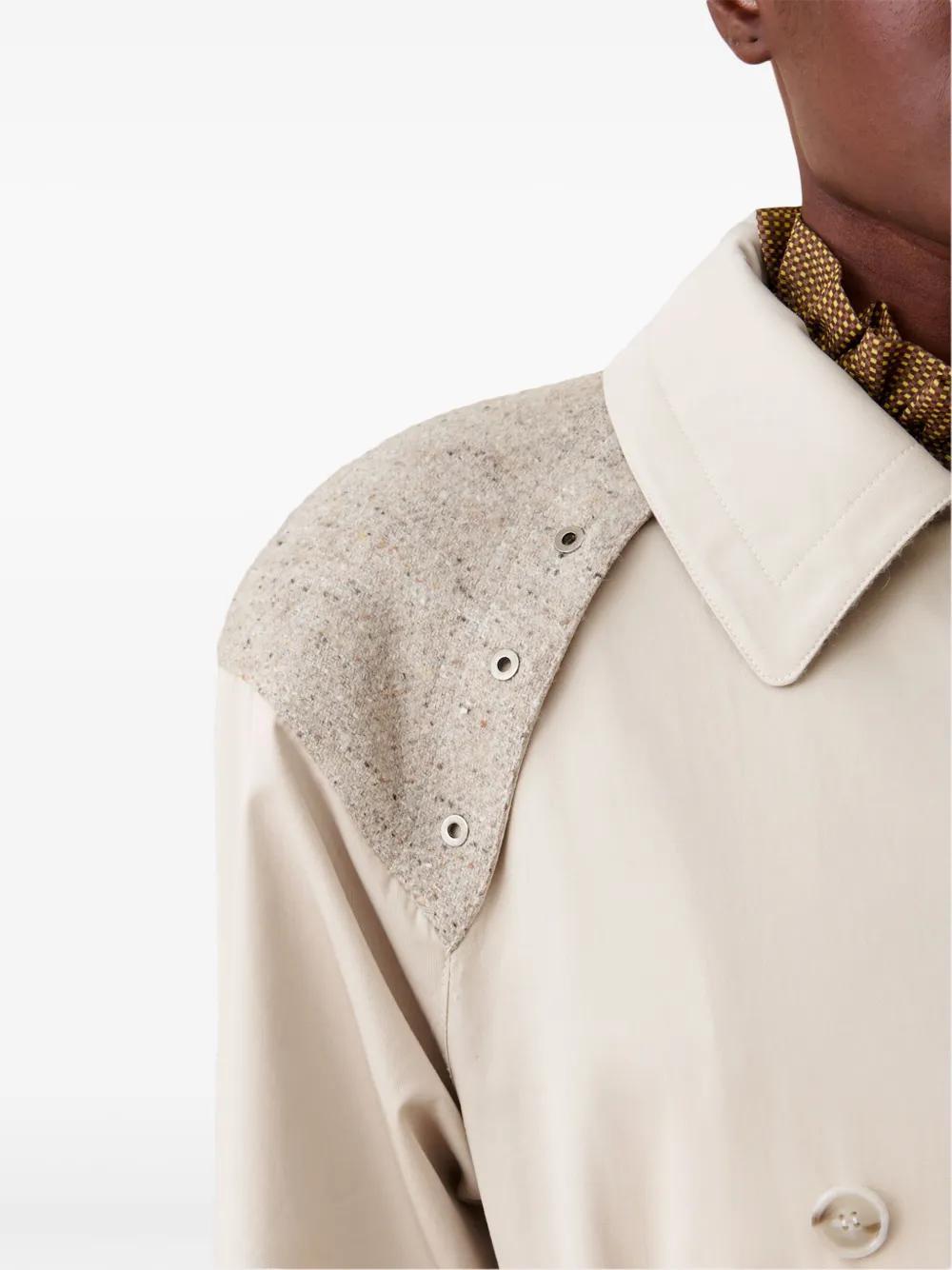 panelled trench coat Product Image