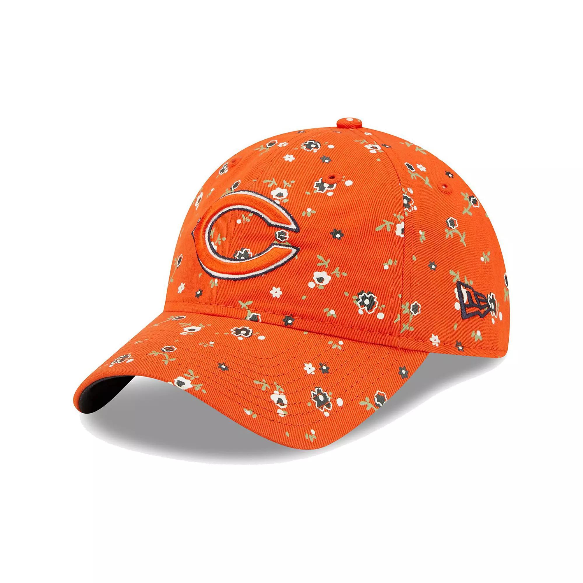 Womens New Era Chicago Bears Floral 9TWENTY Adjustable Hat Product Image