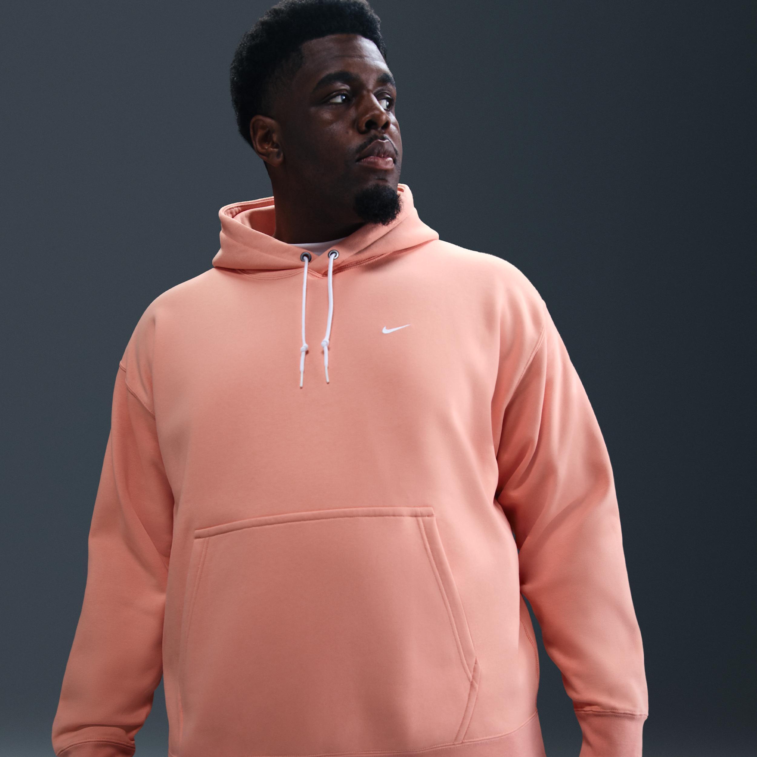 Nike Men's Solo Swoosh Fleece Pullover Hoodie Product Image
