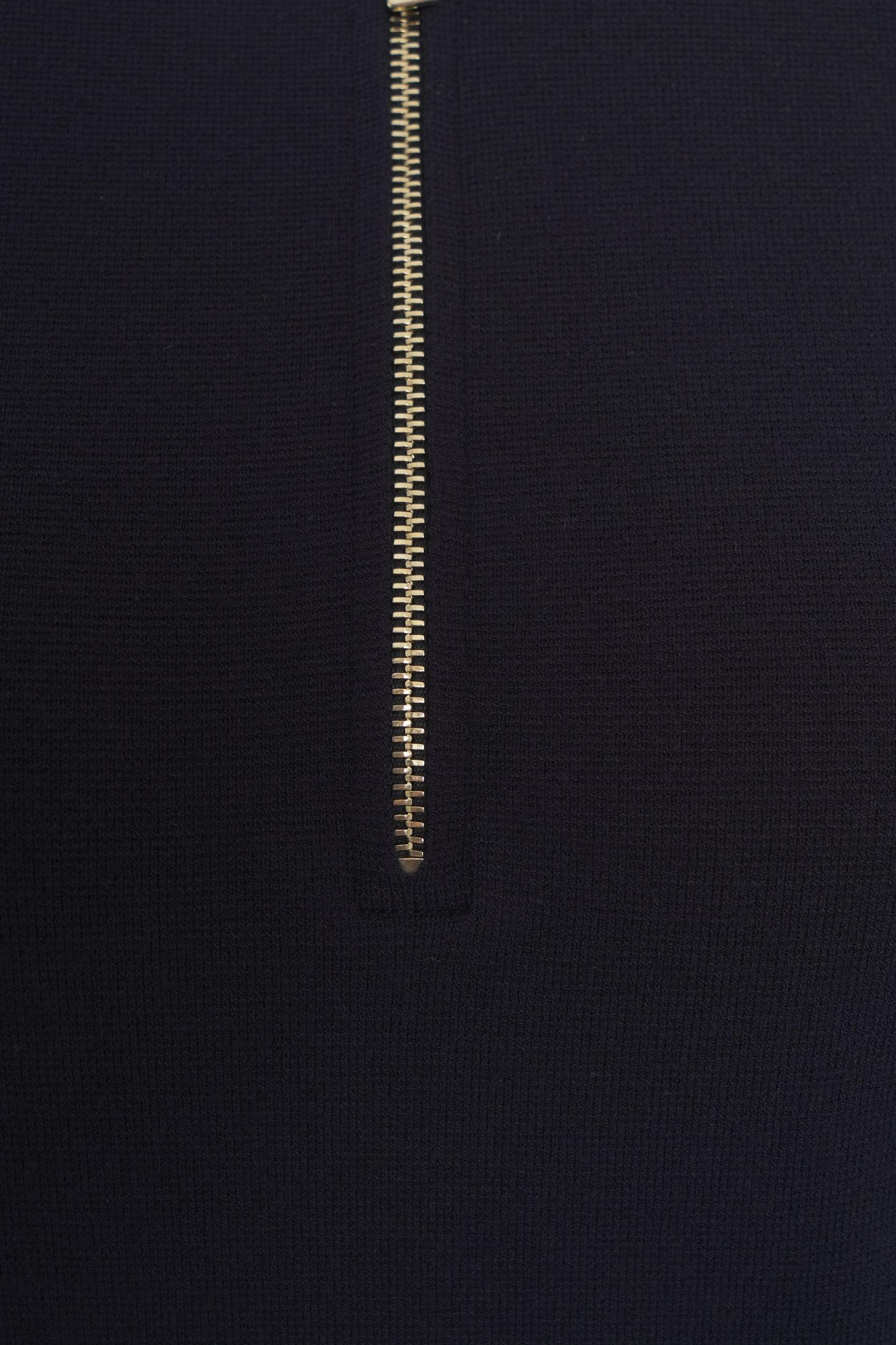 Knit T-Shirt with Zipper Product Image