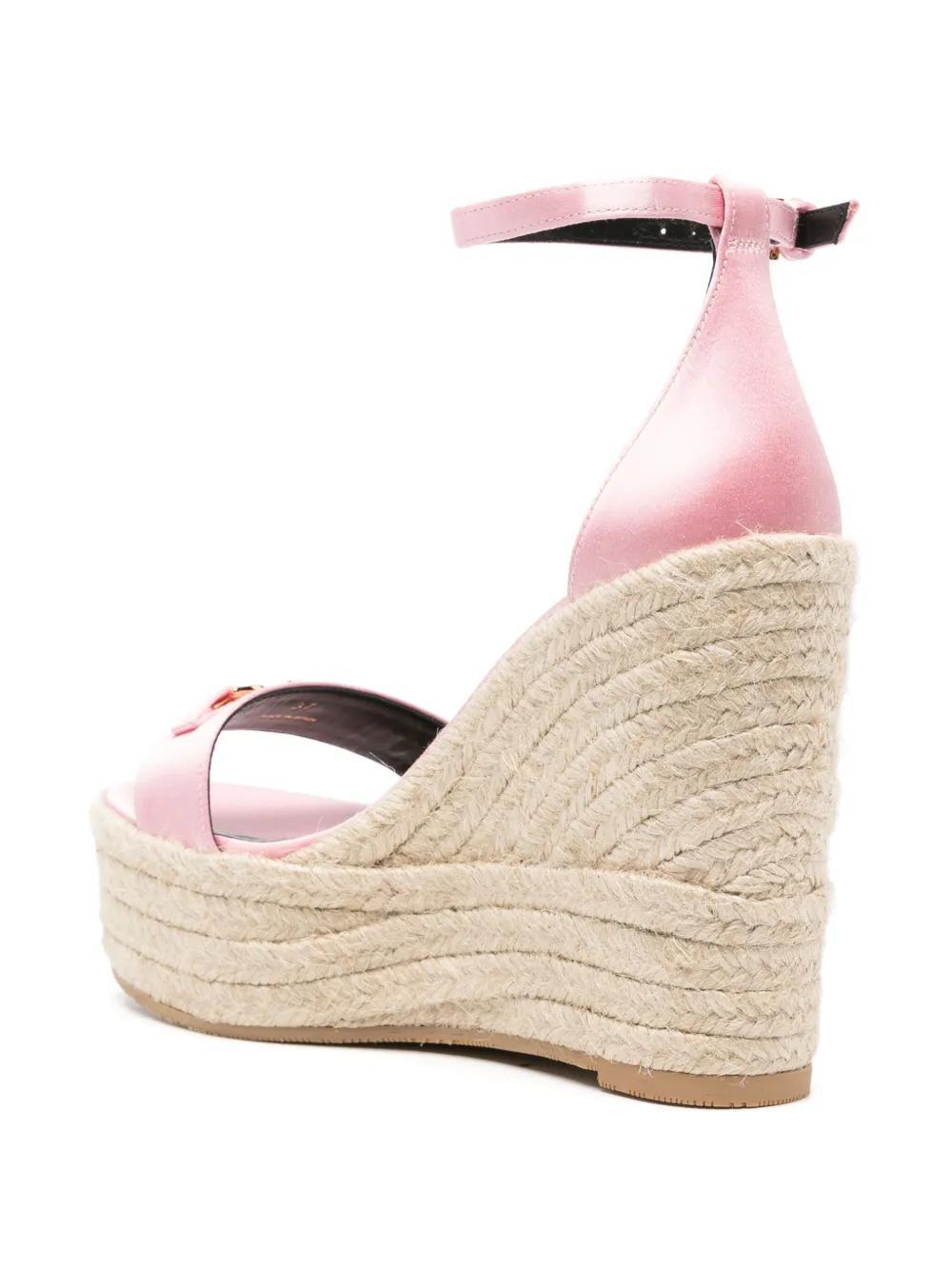 120mm Medusa &apos;95 satin espadrilles Product Image
