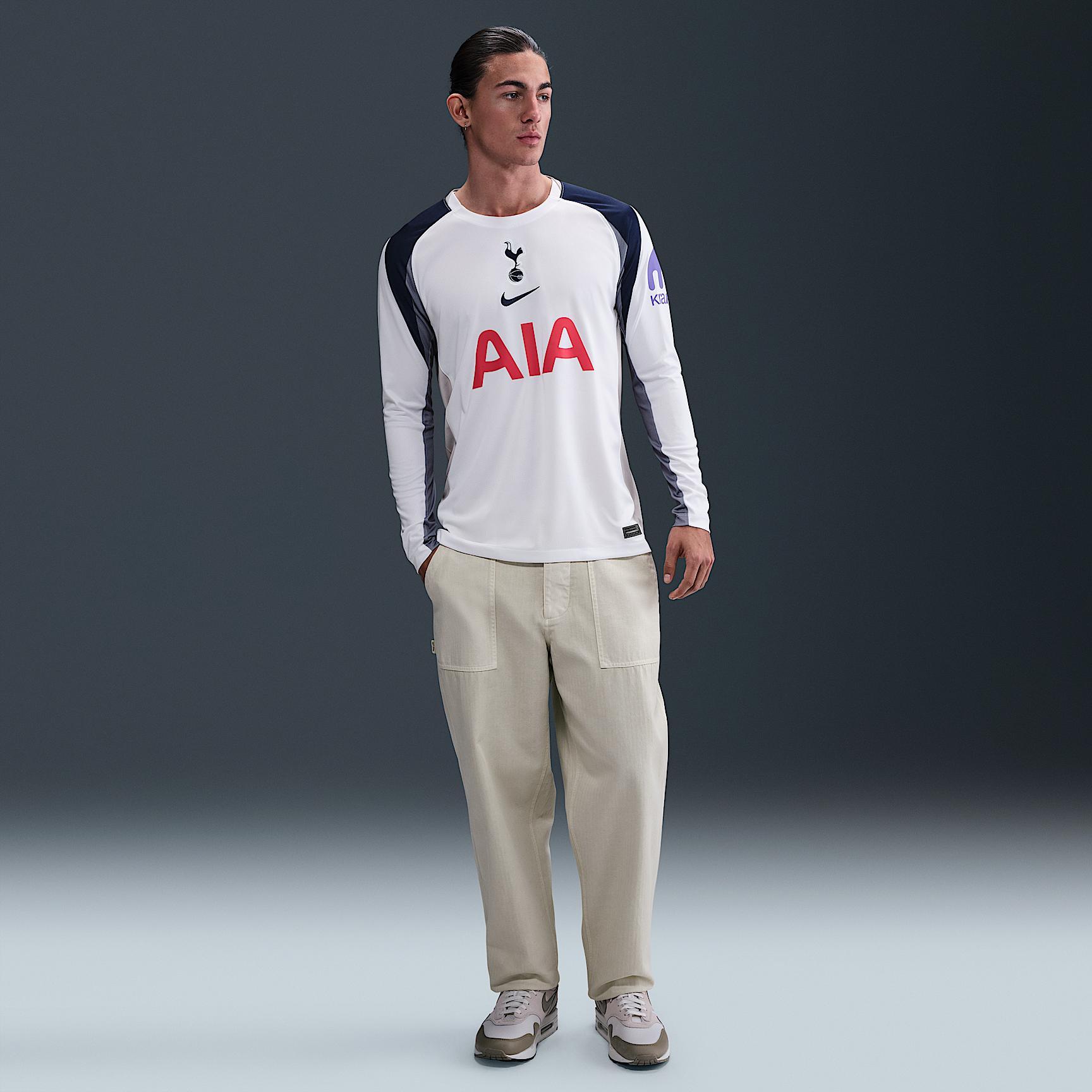 Tottenham Hotspur 2025/26 Stadium Home Nike Men's Dri-FIT Soccer Replica Long-Sleeve Jersey Product Image