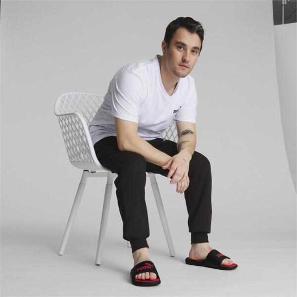PUMA Cool Cat 2.0 Men's Slides in Red/Red Product Image
