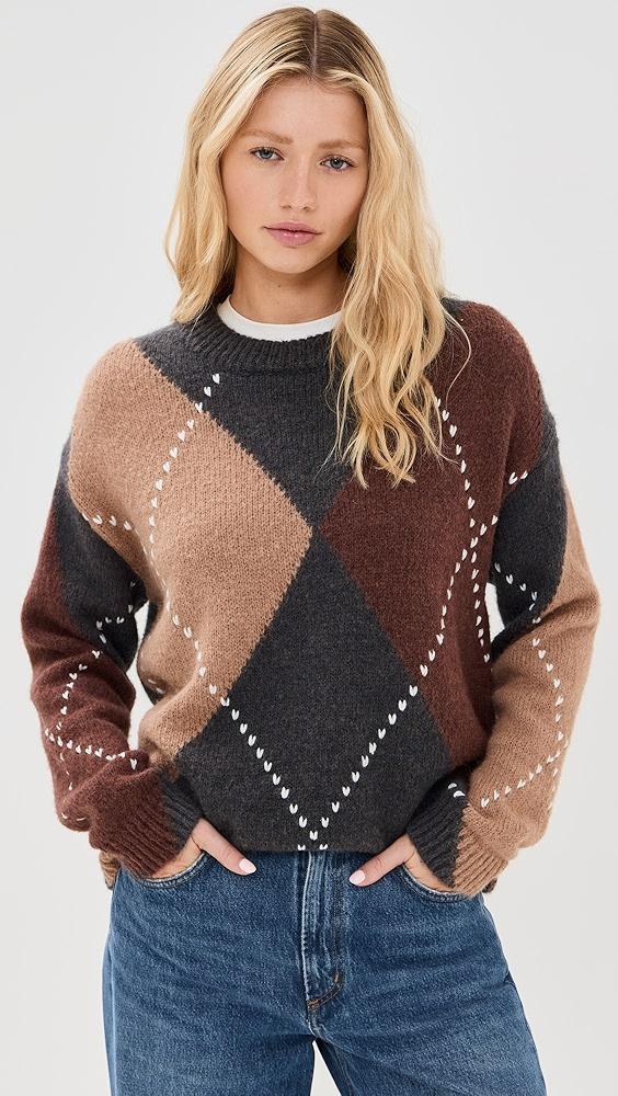 Little Lies Argyle Sweater | Shopbop Product Image