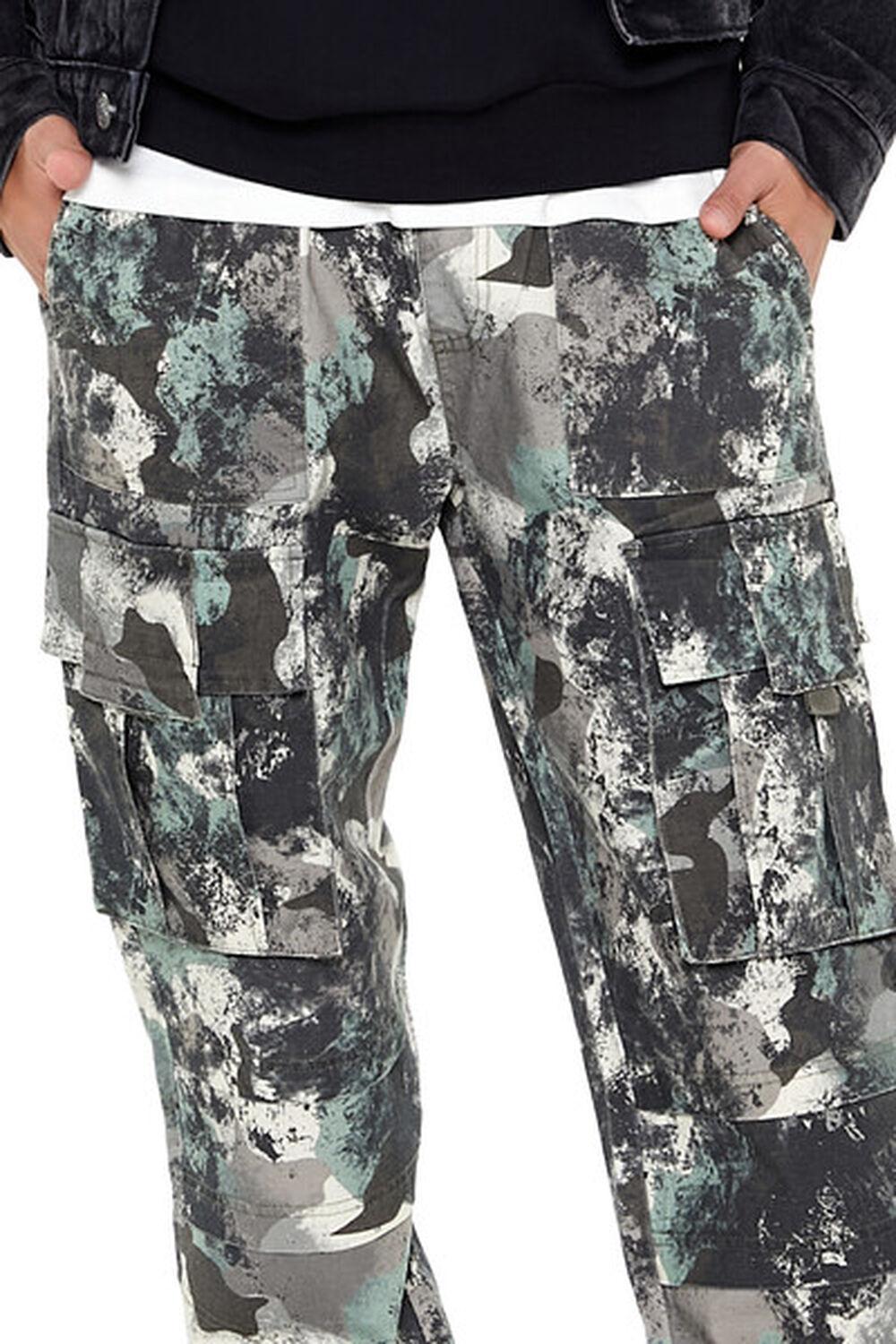Slim-Fit Camo Cargo Pants | Forever 21 Product Image