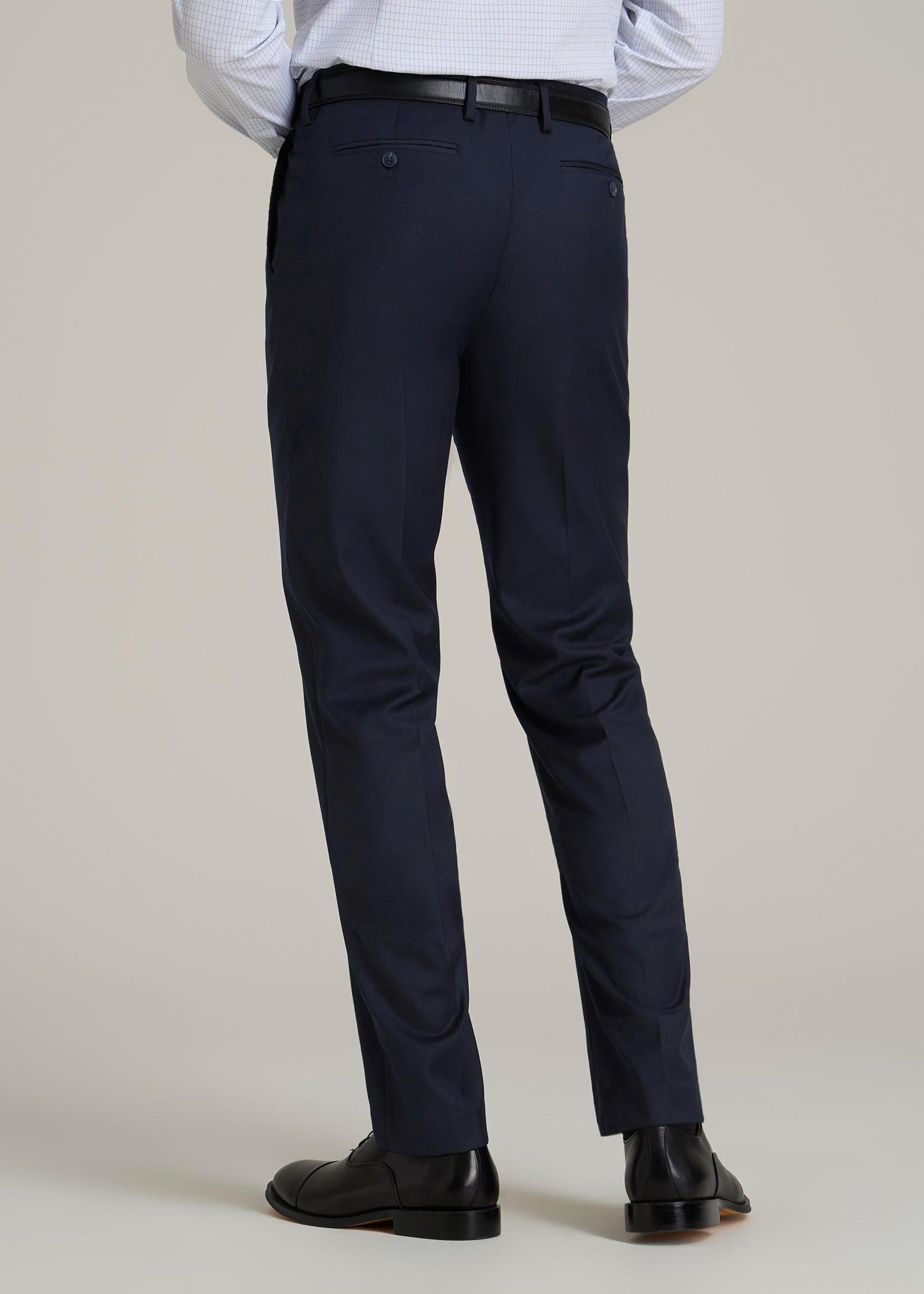 Suit Trousers for Tall Men in True Navy Male Product Image