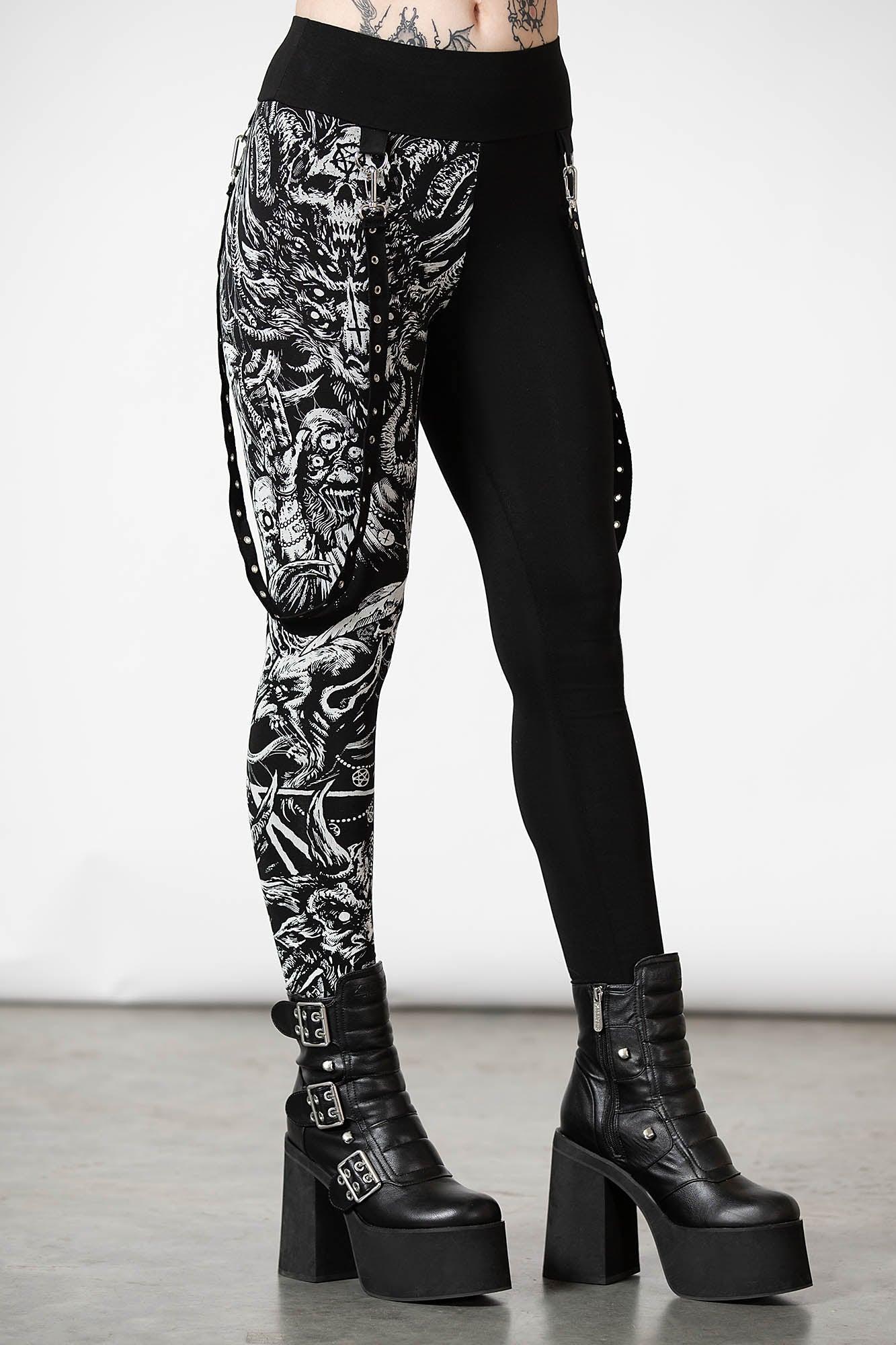 Amnesia Leggings / Black / 95% Cotton 5% Elastane Product Image