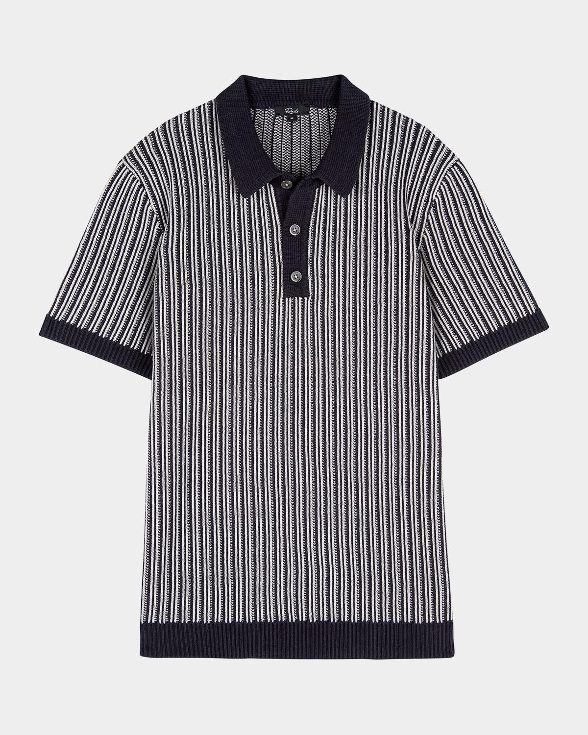 Mens Silas Knit Button-Down Shirt Product Image