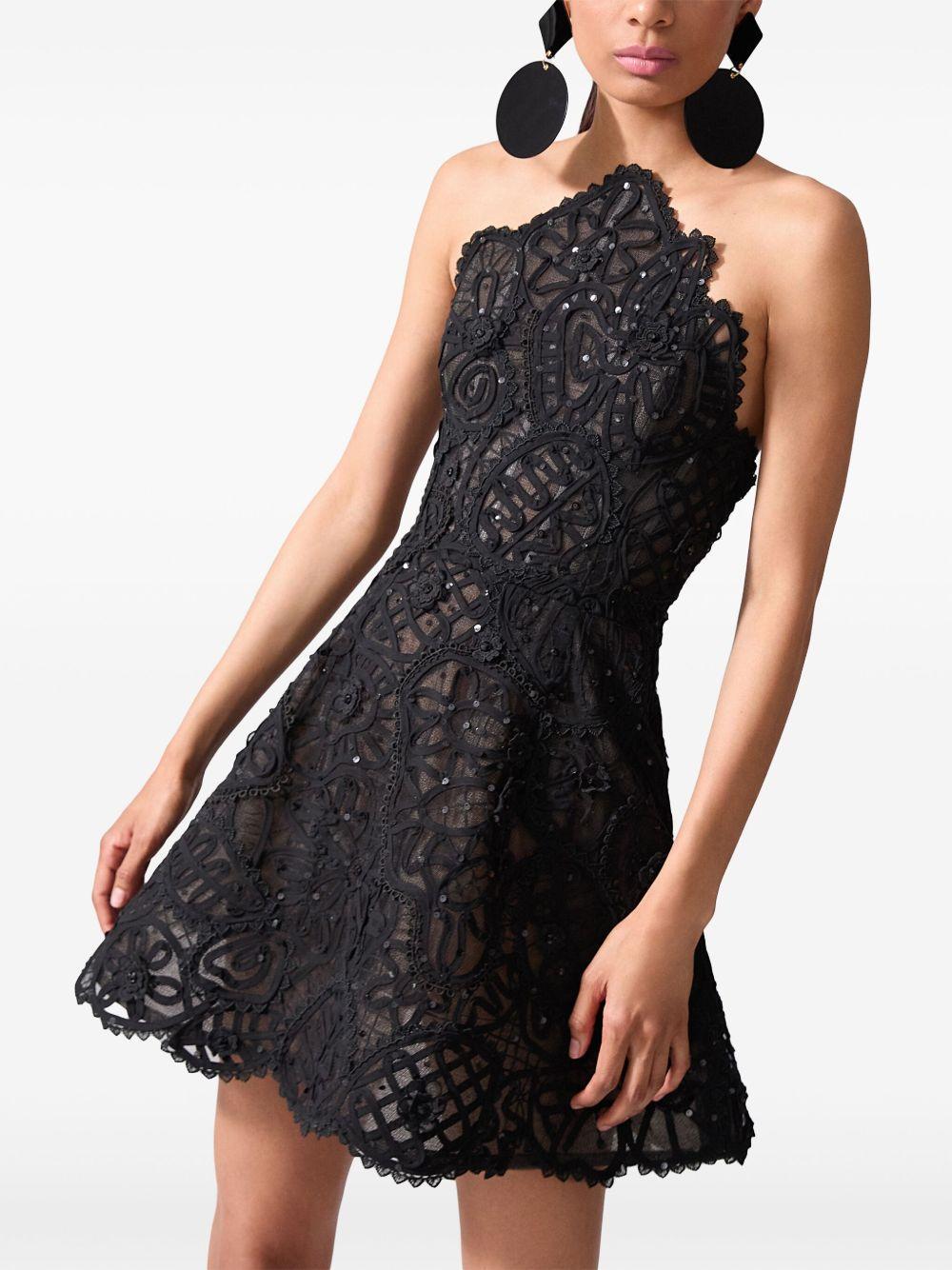 embroidered mini dress Product Image