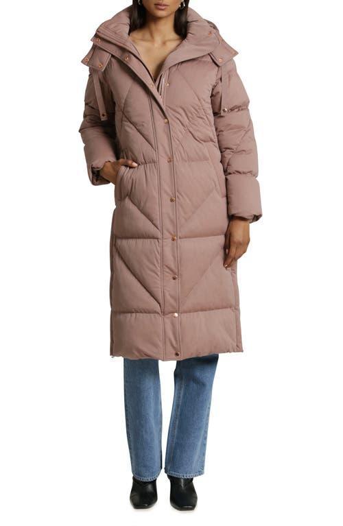 Avec Les Filles Coat Hooded Maxi Puffer Women's Clothing Product Image