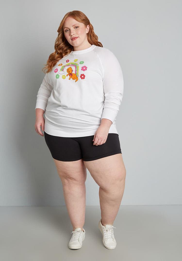 ModCloth x Marisol Muro Rush of Style Cotton Sweatshirt Product Image