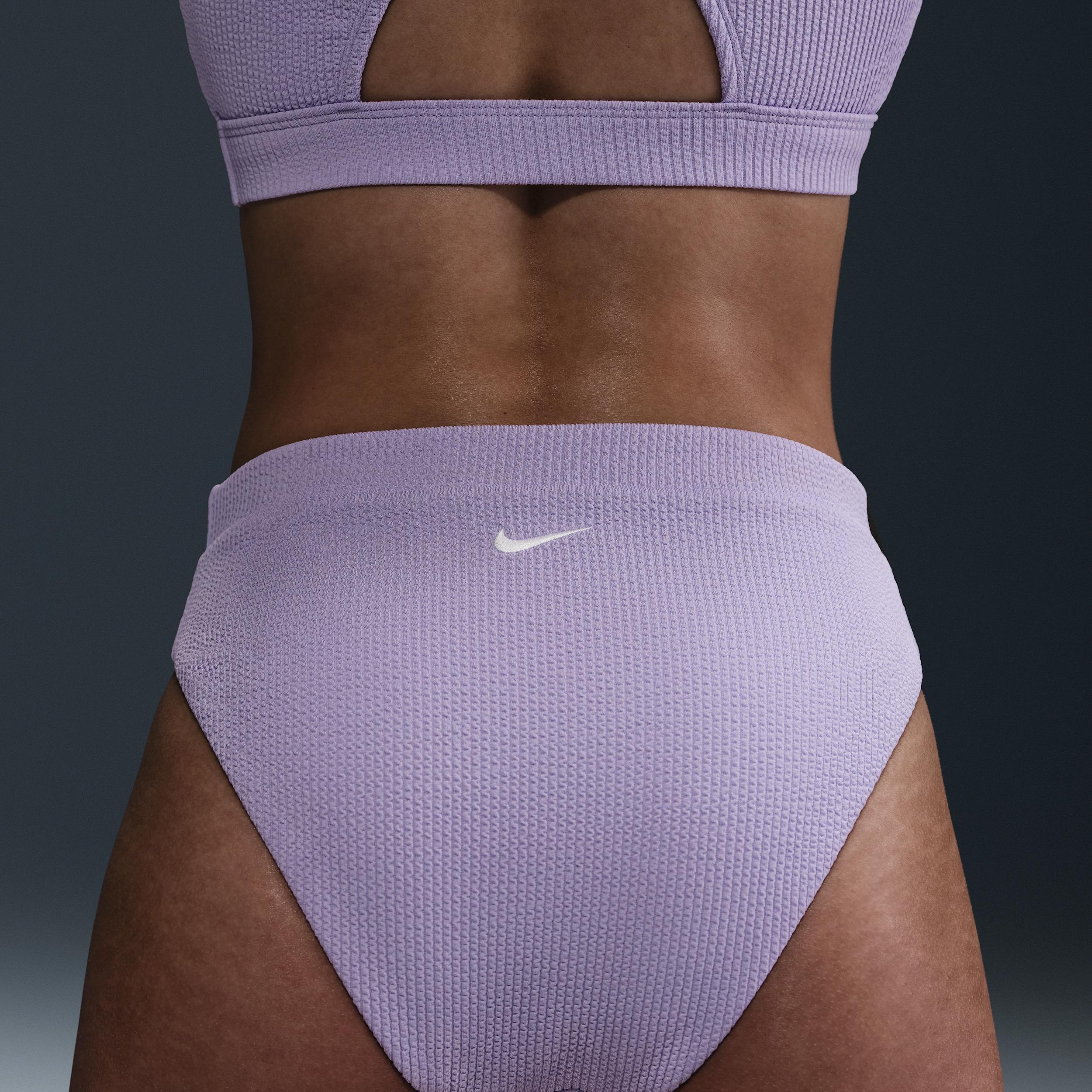 Nike Swim Elevated Essential Women's High-Waisted Bikini Bottom Product Image