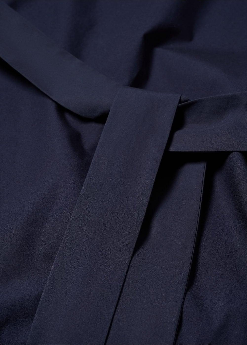 Mango cinched tie waist shirt dress Product Image