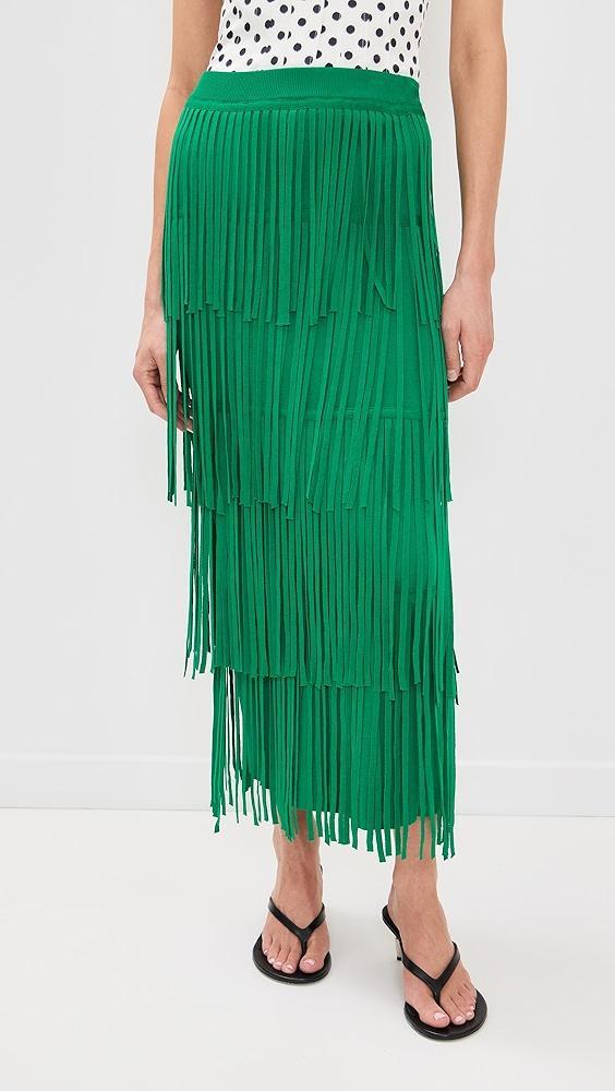 SIMONMILLER Za Za Knit Fringe Skirt | Shopbop Product Image