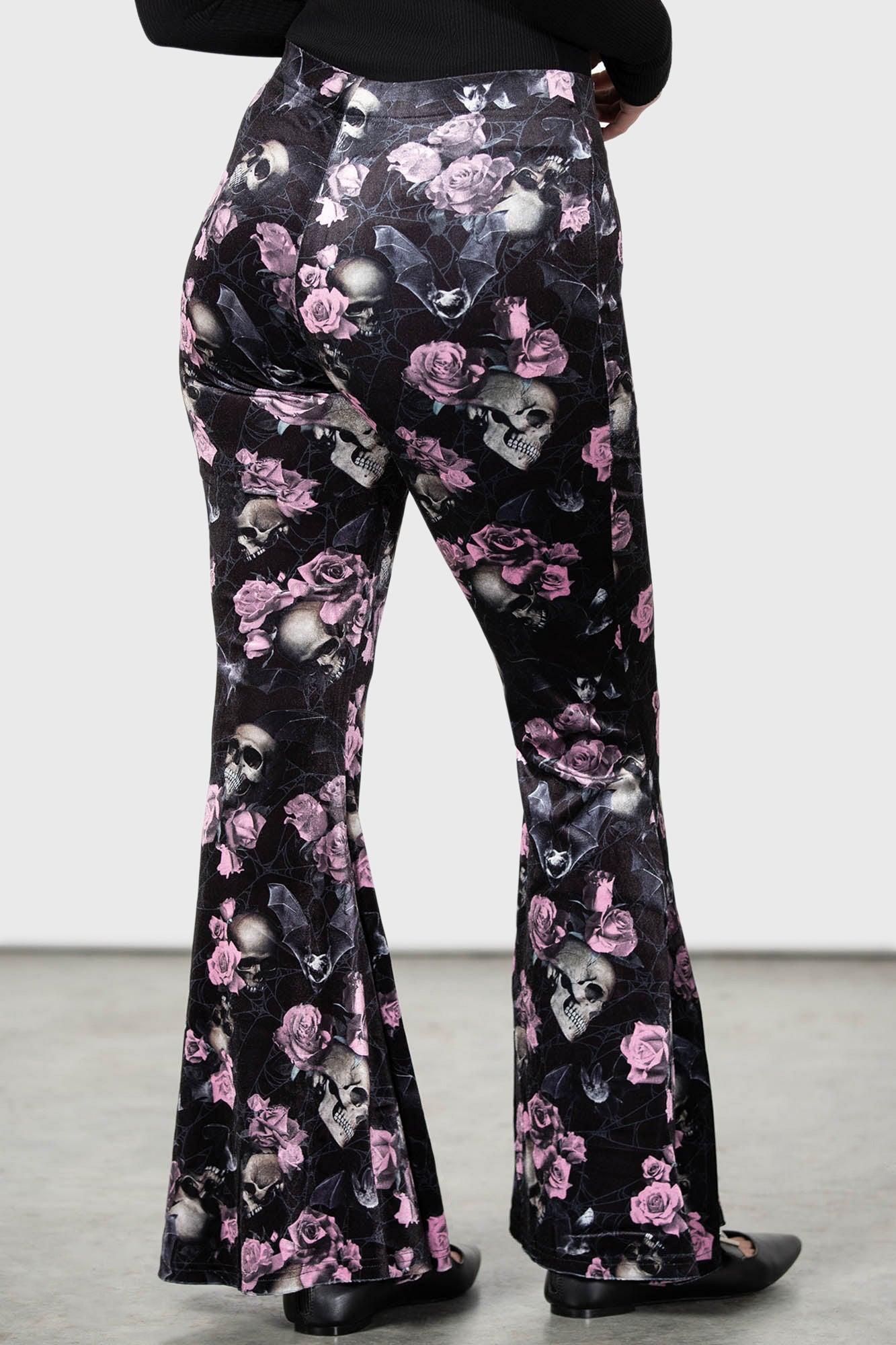 Moondance Bell Bottoms [BLACK/PINK] [PLUS] - Resurrect Female Product Image