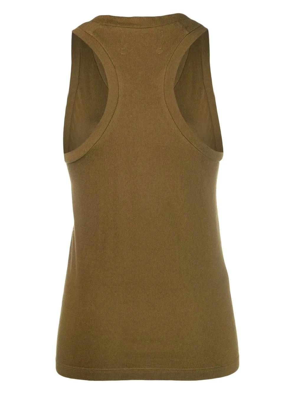 EXTREME CASHMERE Cotton And Cashmere-blend Vest In Grün Product Image