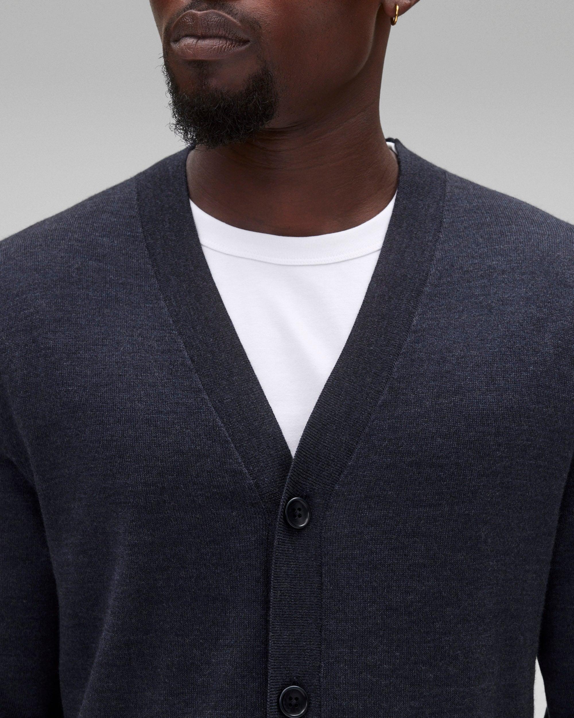 Lightweight Merino Harry Cardigan Male Product Image