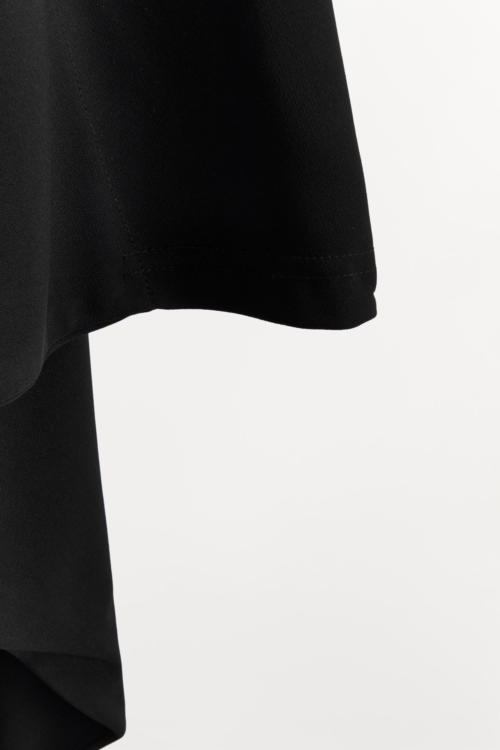 LONG BATWING SLEEVE CAPE DRESS Product Image