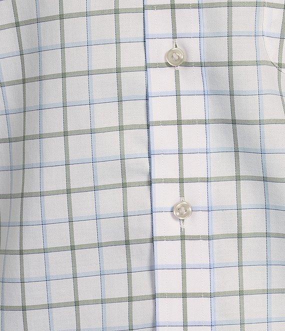 Daniel Cremieux Signature Label Non-iron Checkered Oxford Long Sleeve Woven Shirt Product Image