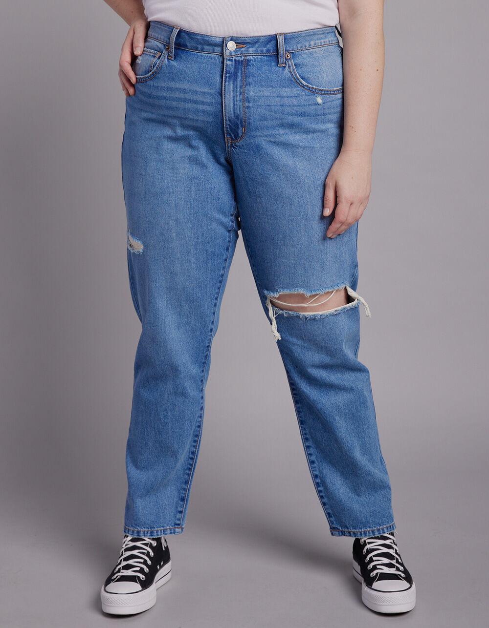 RSQ Womens Vintage Mom Jeans - MEDIUM WASH Product Image