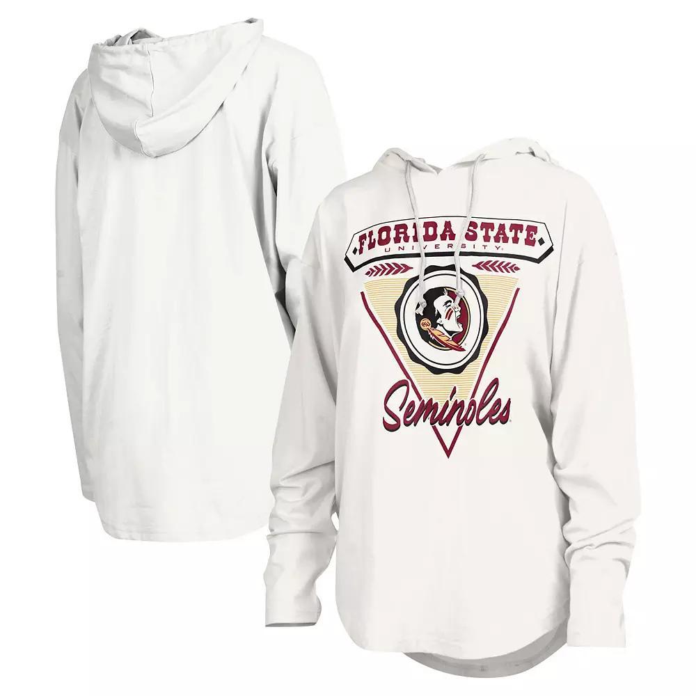 Womens Pressbox Florida State Seminoles San Bruno Hoodie Long Sleeve T-Shirt Product Image