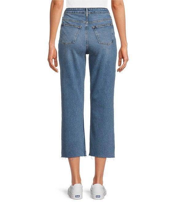 Westbound Straight Crop Medium Wash Denim Jeans Product Image