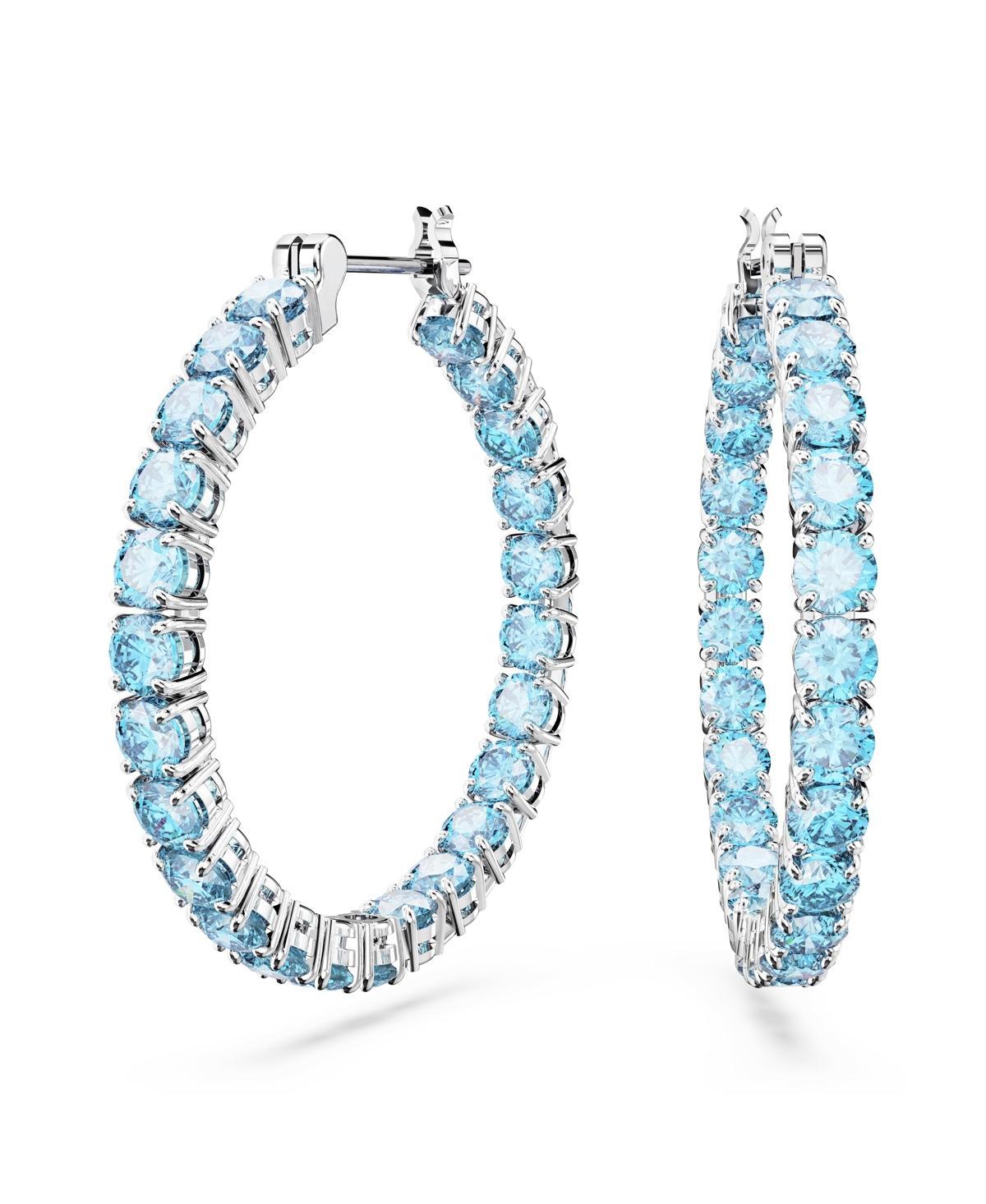 Swarovski Matrix Crystal Inside Out Hoop Earrings Product Image