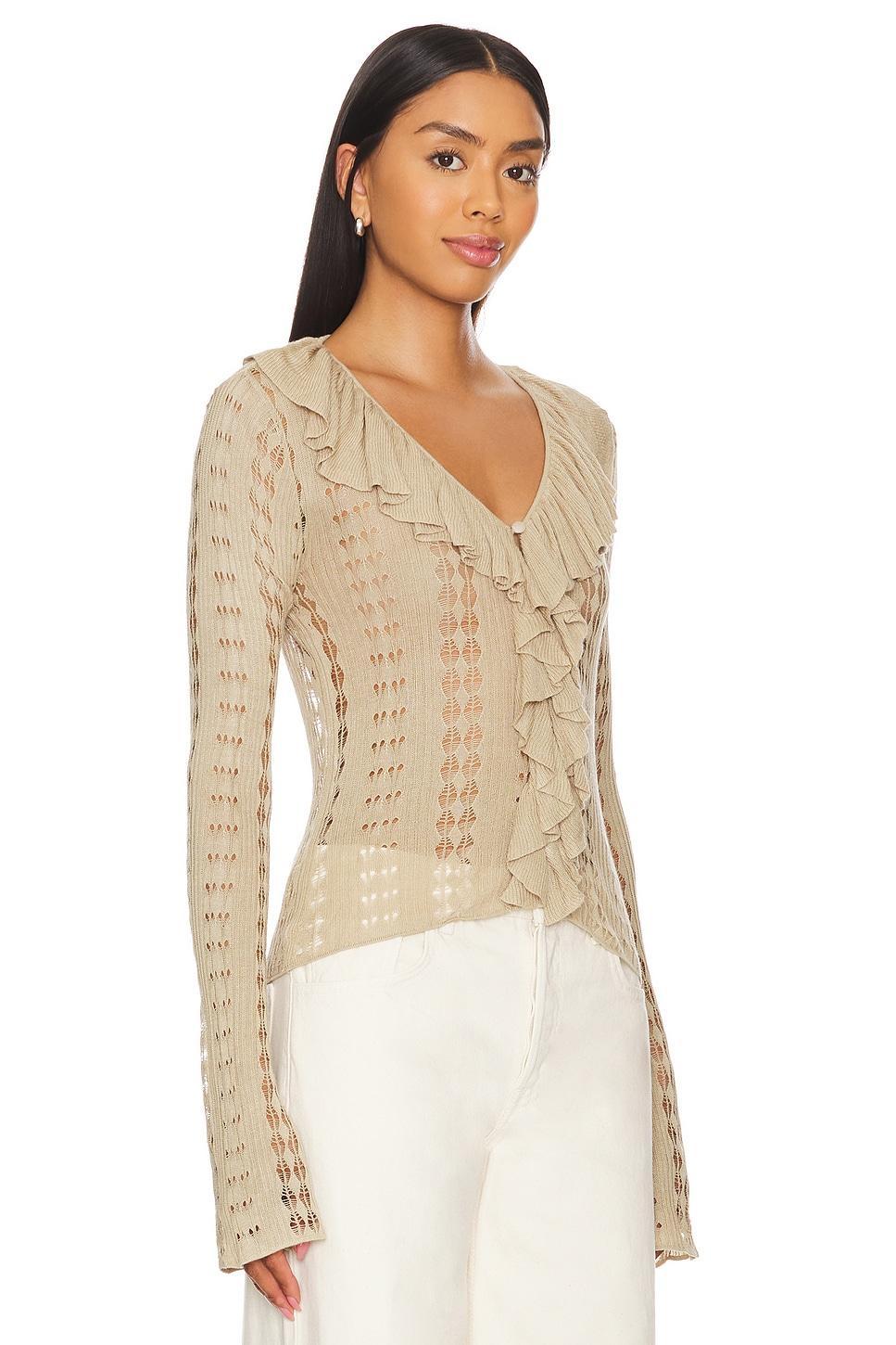 Ruffle Sweater WeWoreWhat Product Image