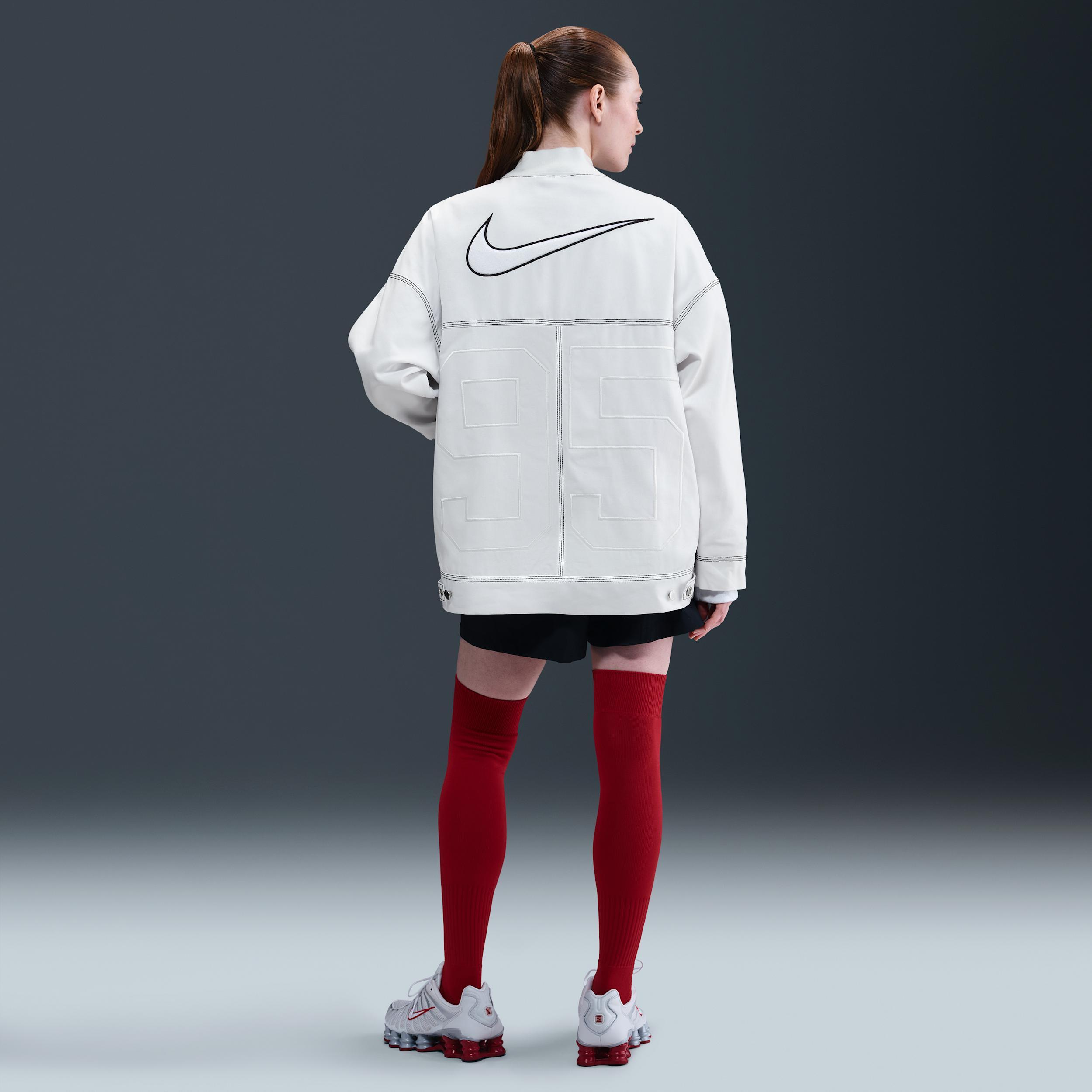 Women's Nike Sportswear Oversized Graphic Cargo Jacket Product Image