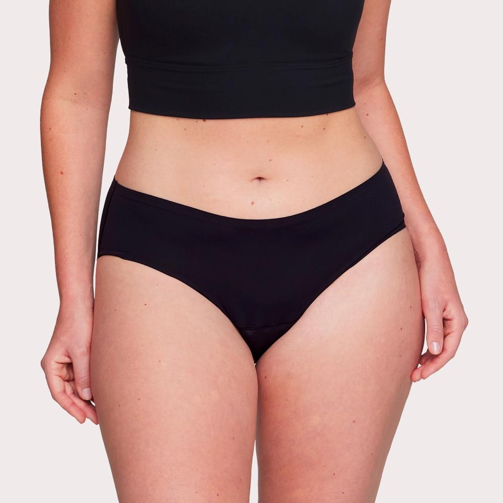 Proof. by Always Women's Briefs, Super Heavy Absorbency Period Underwear - Large - Black Product Image