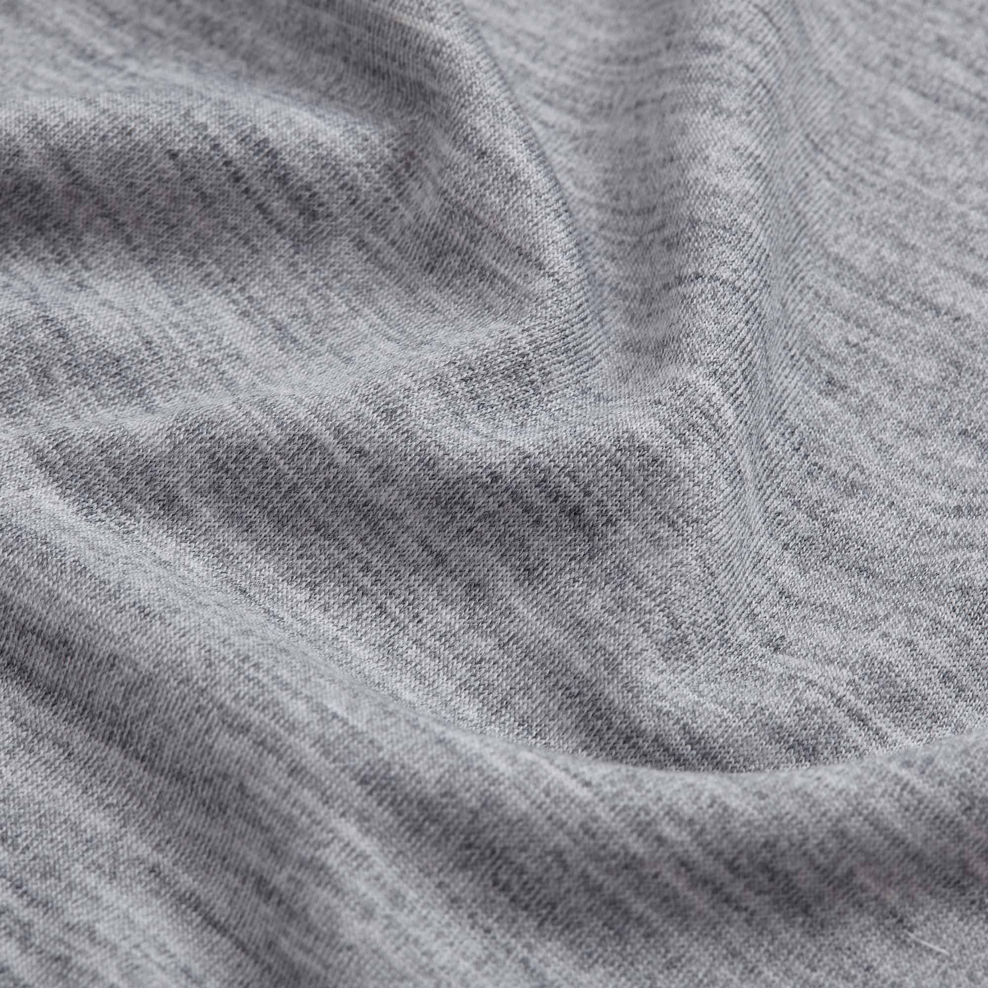 Merino Wool Deep V-Neck T-Shirt | Gray Heather Product Image