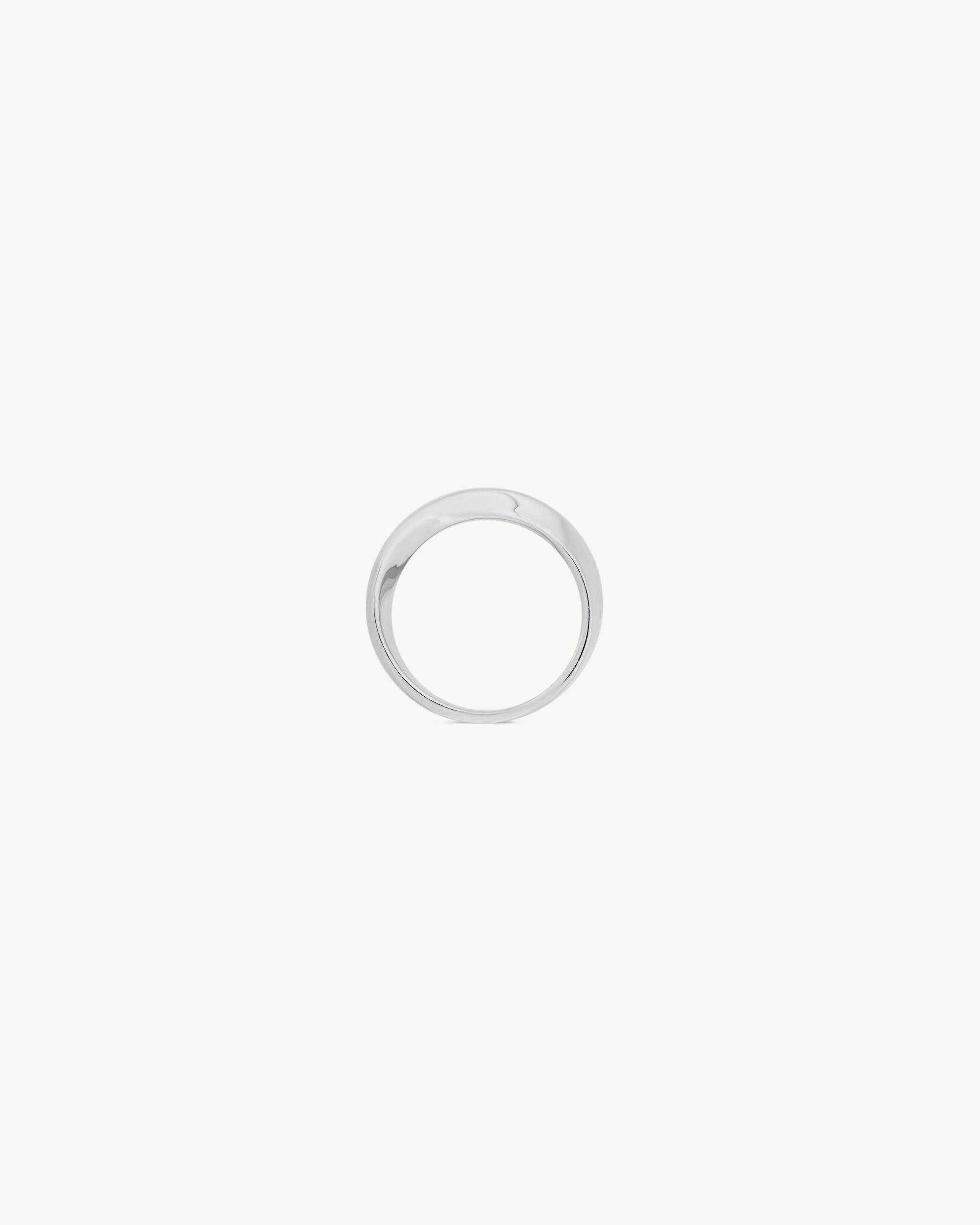 twist rings in 18K grey gold and 18K yellow gold Product Image