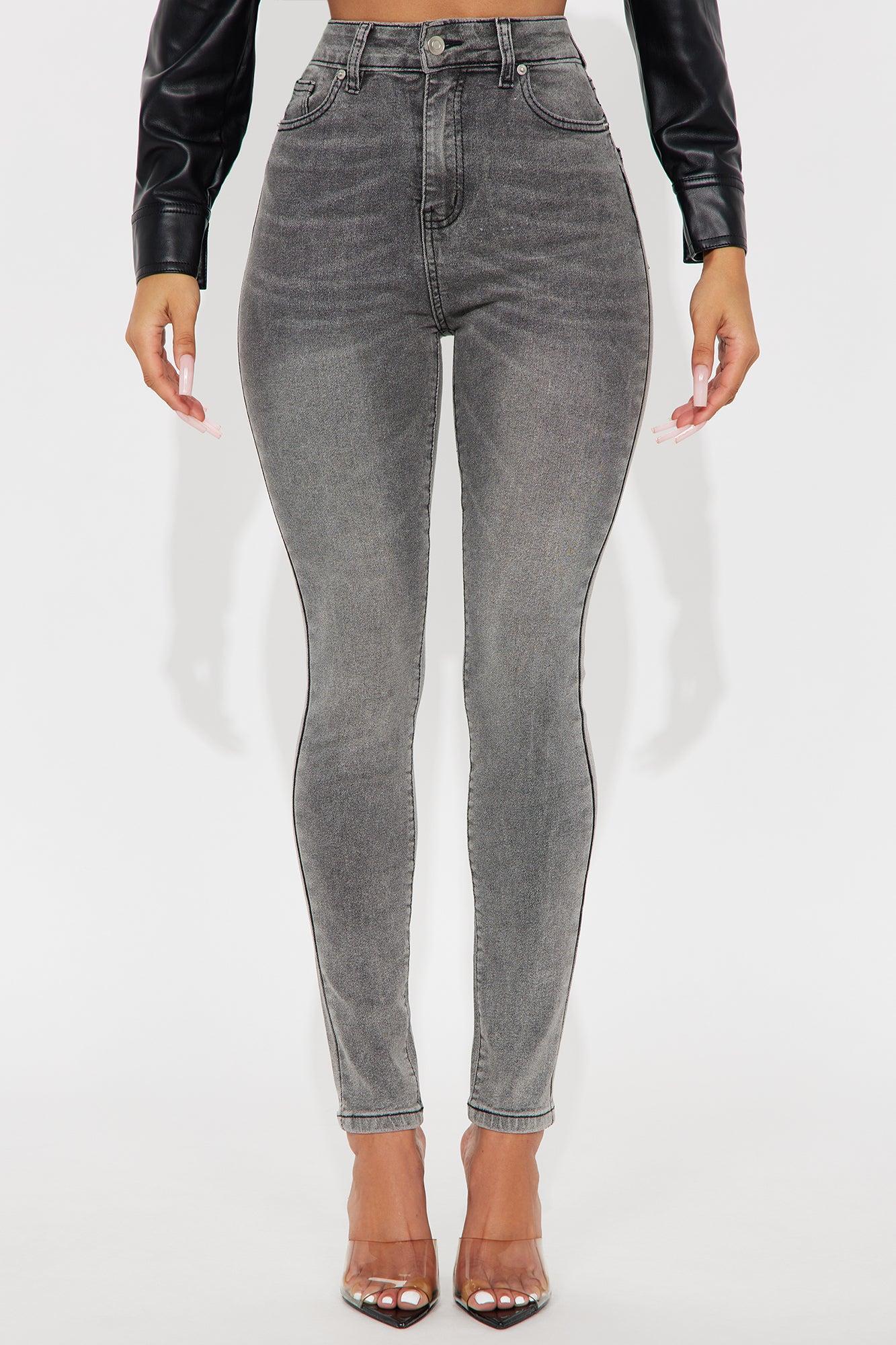 In The Black Skinny Jeans - Grey Product Image