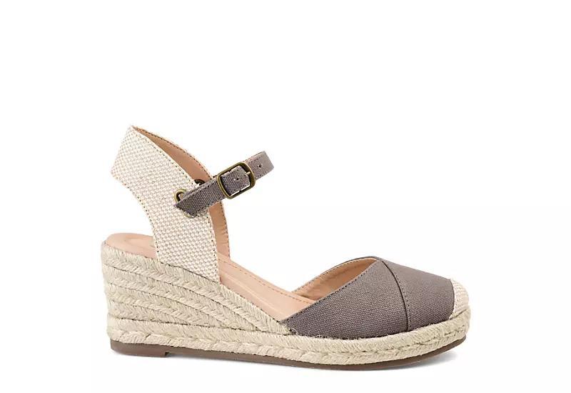 Journee Ashlyn Womens Wedges Blue Product Image