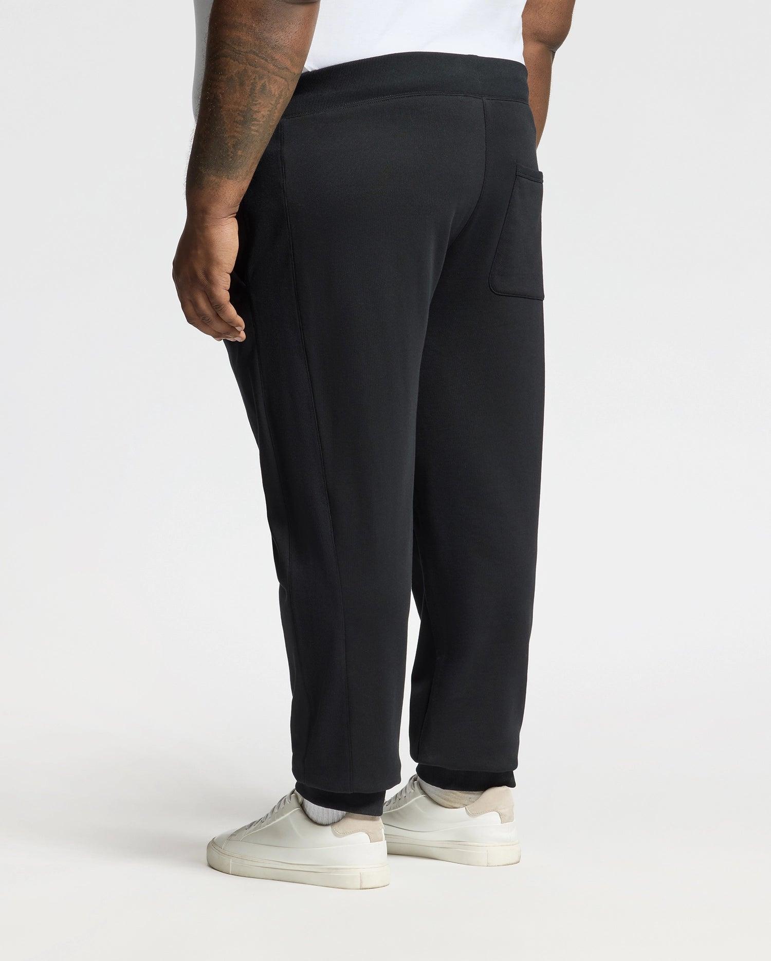 Men's Big And Tall Levy Essential Fleece Sweatpant 001 BLACK / 3XL Product Image