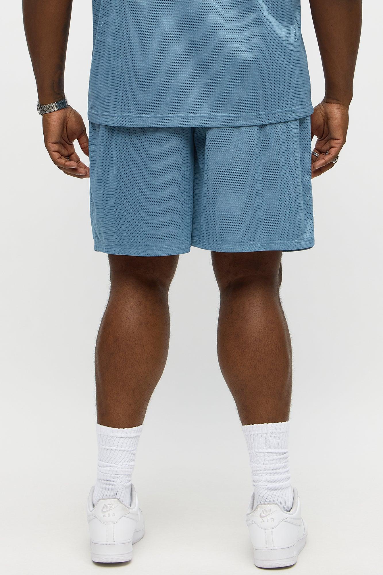 Relaxed Gods Favorite Shorts - Dusty Blue Product Image