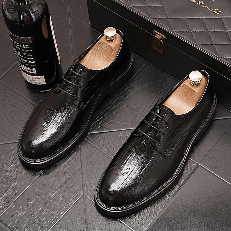 Ombre Lace-Up Derby Shoes Product Image