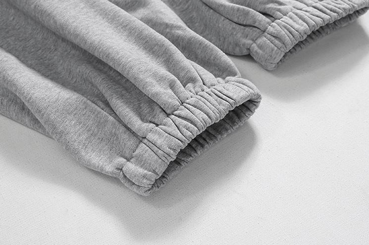 RT No. 6162 GRAY STRAIGHT WIDE BAGGY SWEATPANTS Product Image