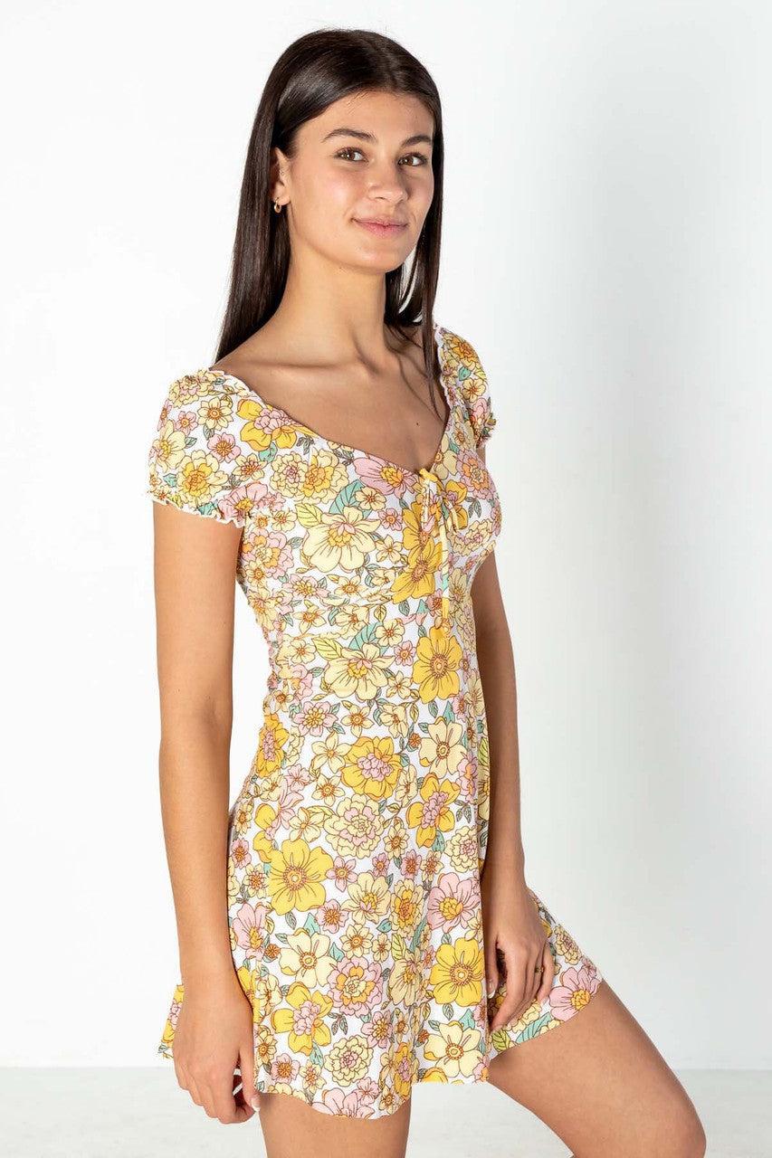 Pastel Garden Puff Sleeve Dress Product Image