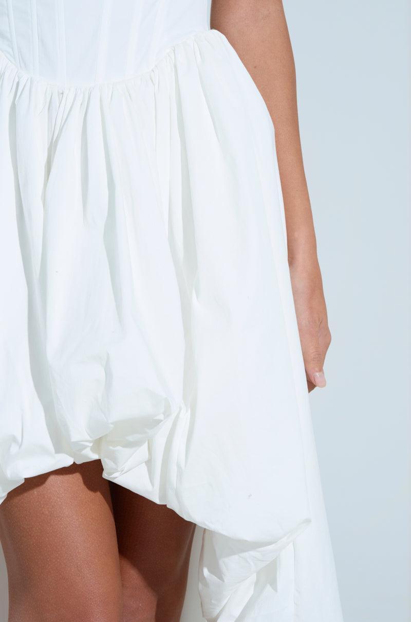 SOFIA POPLIN HIGH LOW MINI DRESS Product Image