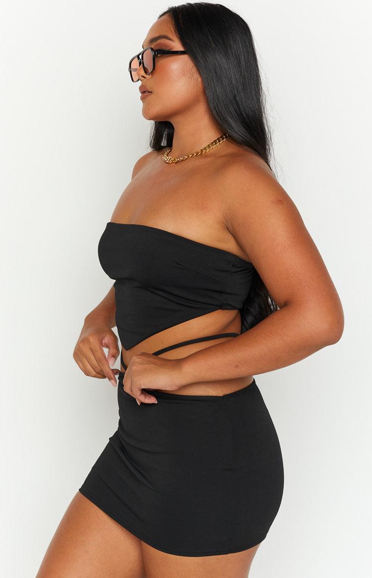 Jessi Black Mini Skirt Product Image