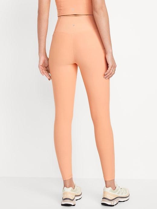 High-Waisted PowerSoft Rib Leggings Product Image