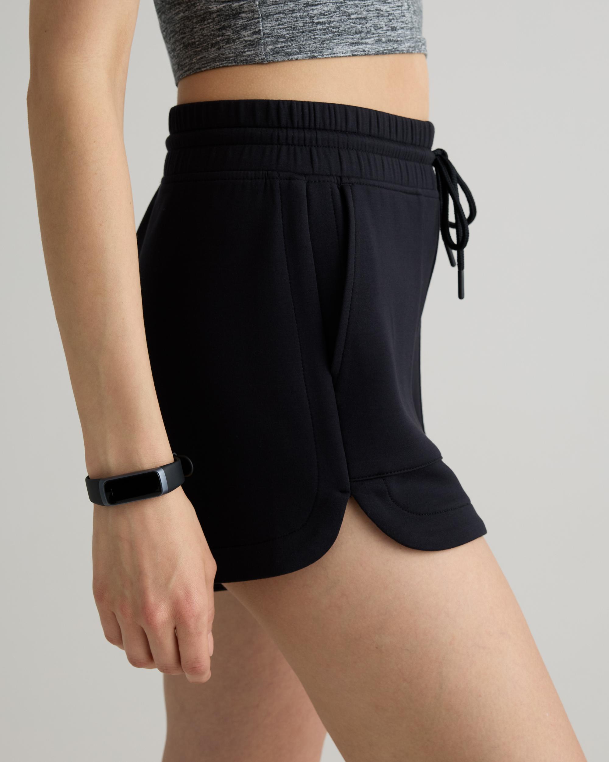 Quince | Women's CloudComfort High-Rise Sweatshort Tencel Product Image