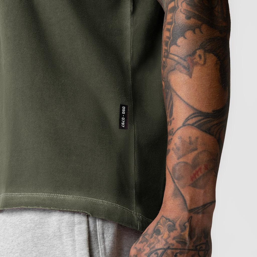 0797. Tech Essential™ Relaxed Tee - Faded Olive Product Image